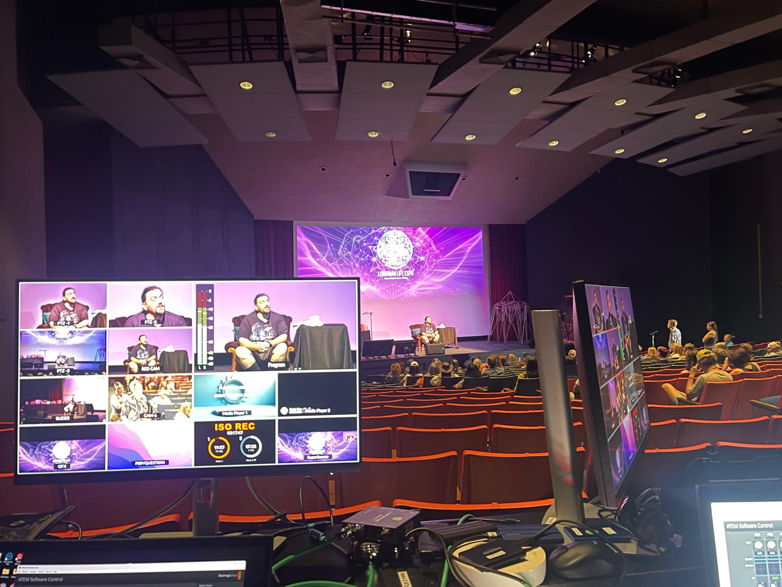 ATEM live event multi-camera stream projection screen professional AV production Ready AV